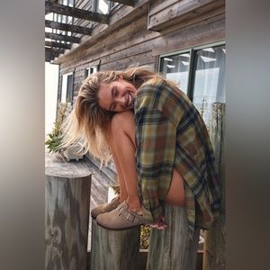 NWOT Free People Izzie Cargo Shirt XS